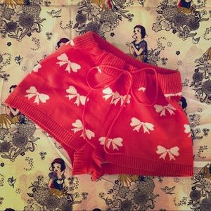 Sexy Rockabilly Pinup Highwaist knit shorts